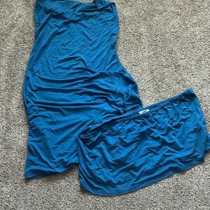 Zeagoo Blue Women's Top (2 piece top)